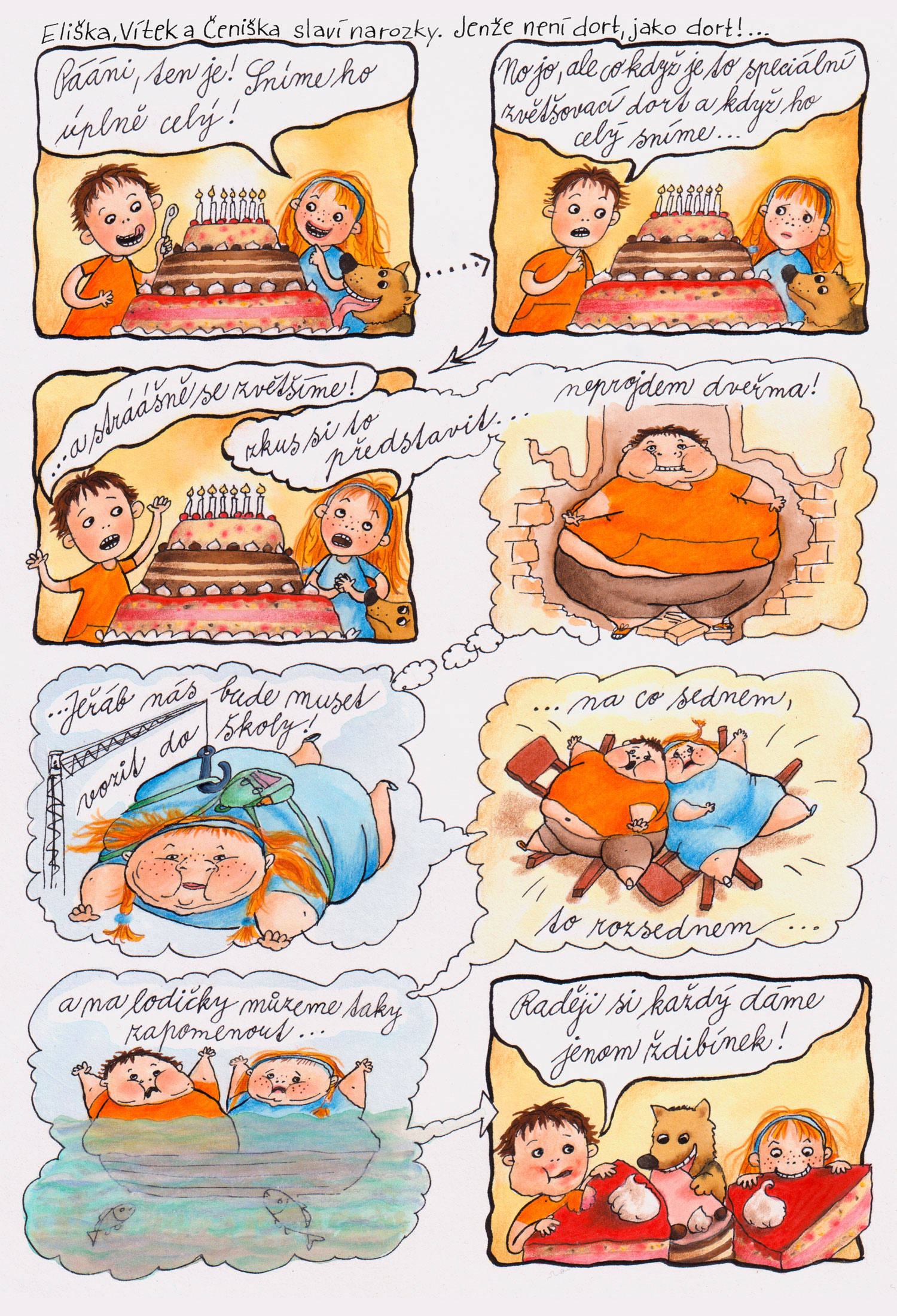 PSH011_komiks: jak pekli dort