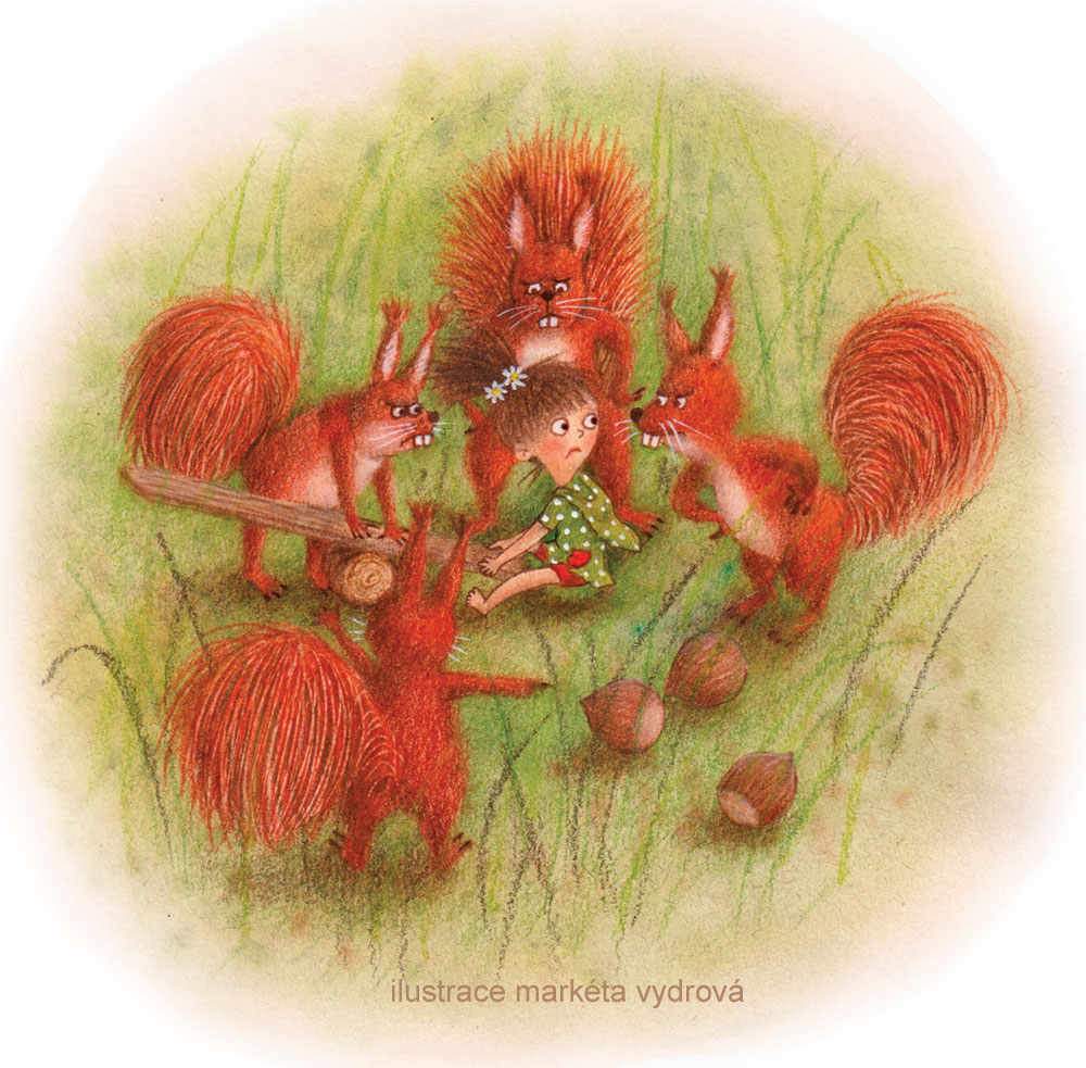 ilustrace 02.2 naštvané veverky