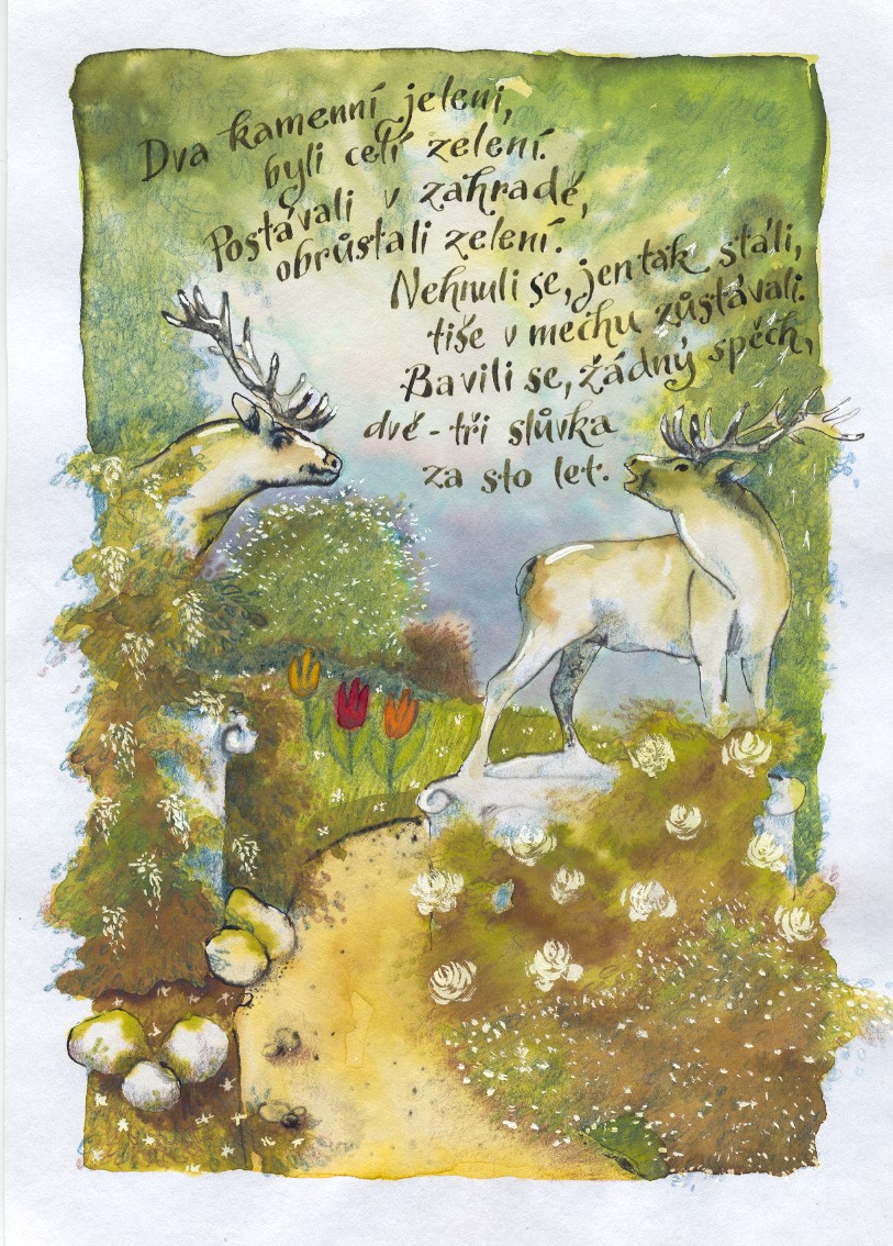 Ilustrace 2. Kamenní jeleni