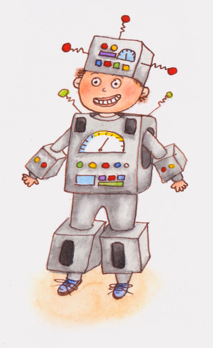 ilustrace 040: robot